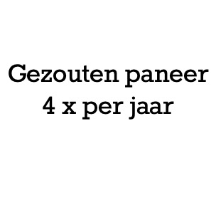 Zuivel • Paneer 500 gram 4 x per jaar
